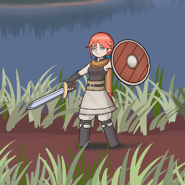 Crimson Isles Female Swords sprite.